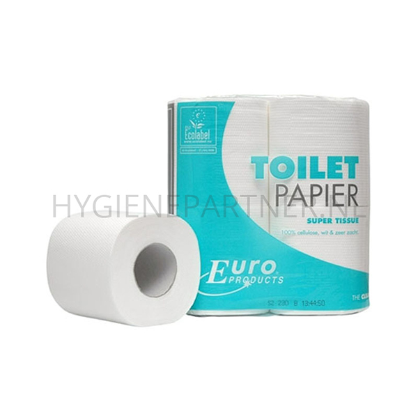 PA051001 Euro Products toiletpapier tissue super 2-laags 200 vel wit